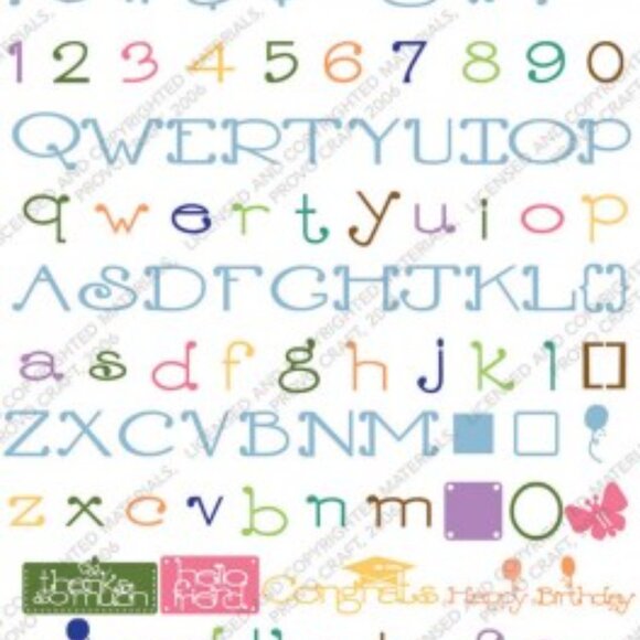 CRICUT  " Tear Drop" Cartridge with Overlay and Booklet - Picture 3 of 6